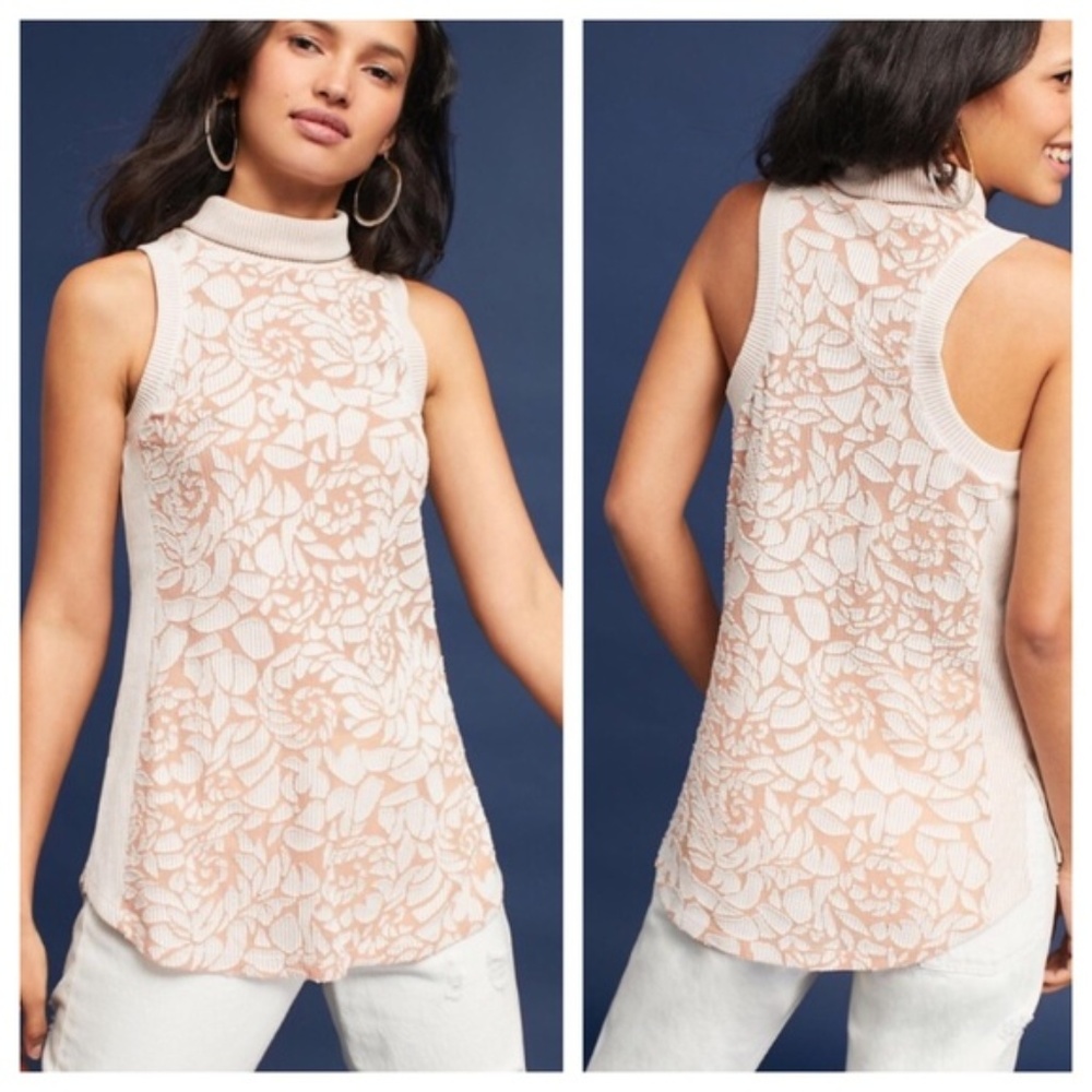 NWT Anthropologie Sleeveless Tunic Top